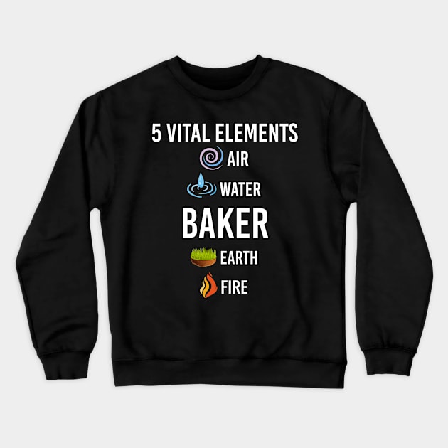 5 Elements Baker Crewneck Sweatshirt by blakelan128